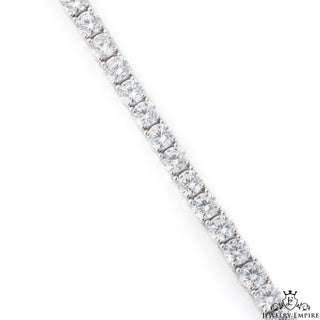 Iced Out White Gold Tennis Bracelet