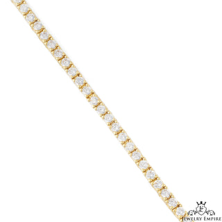 Iced Out Gold Tennis Bracelet