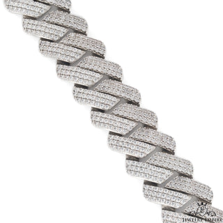 8mm WhiteGold 14K Miami Cuban Link